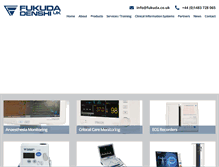 Tablet Screenshot of fukuda.co.uk